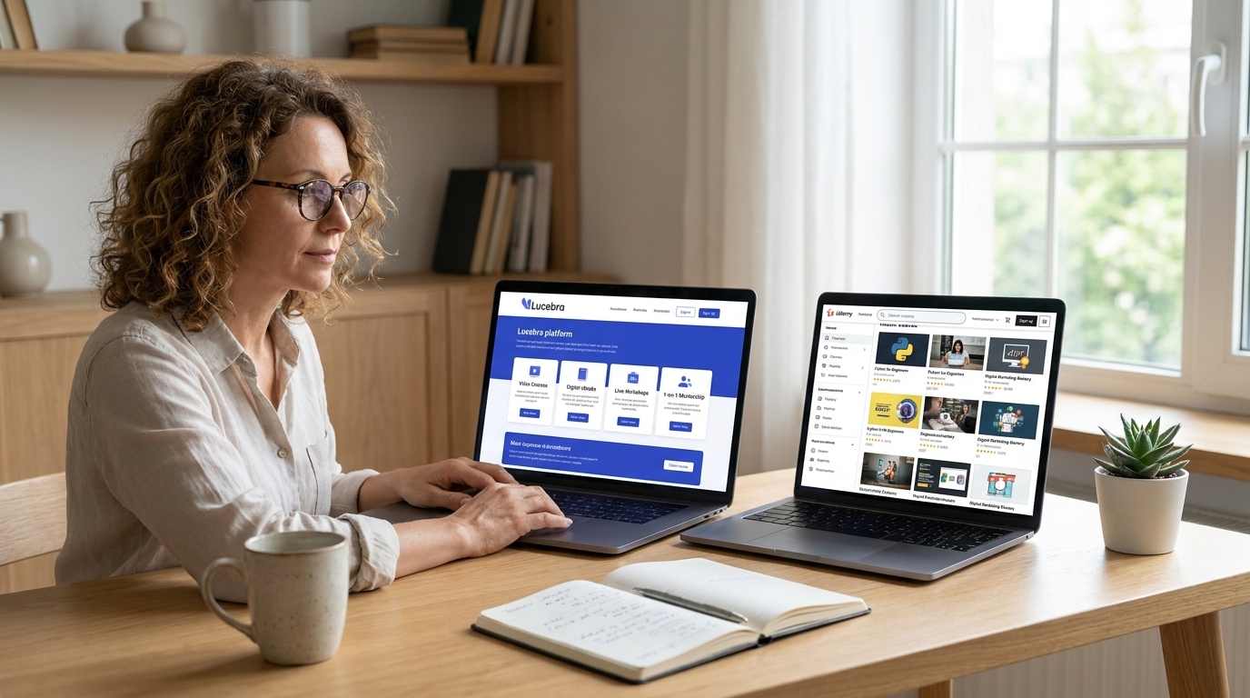 Lucebra vs. Udemy: A Practical Comparison for Instructors